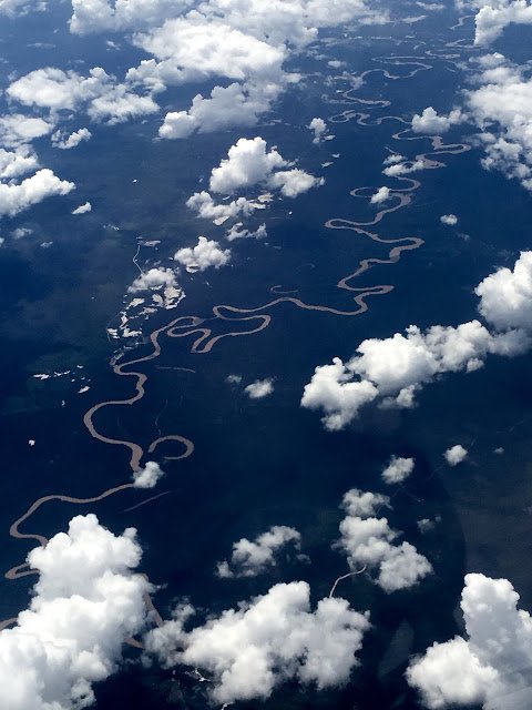 a river running through clouds