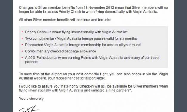 Virgin kicks Silver frequent flyers out of priority check-in