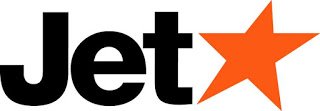 a black and orange logo