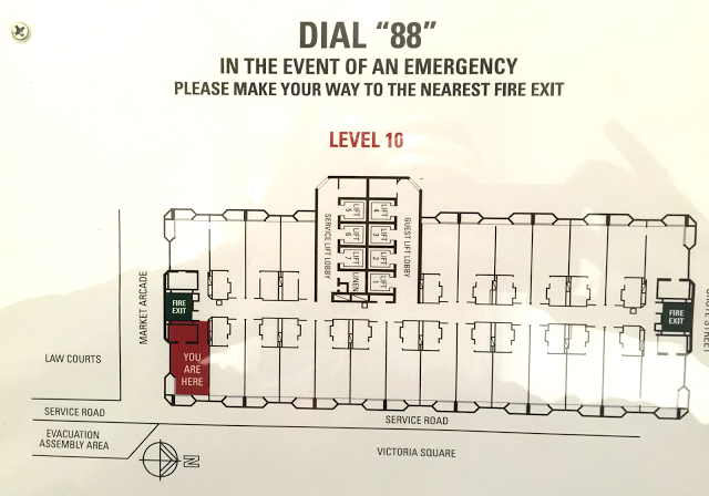 a map of a building