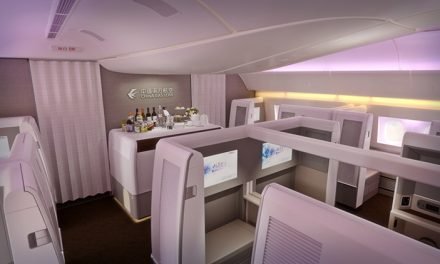China Eastern – 777 to Australia – but don’t try to book First Class through Qantas