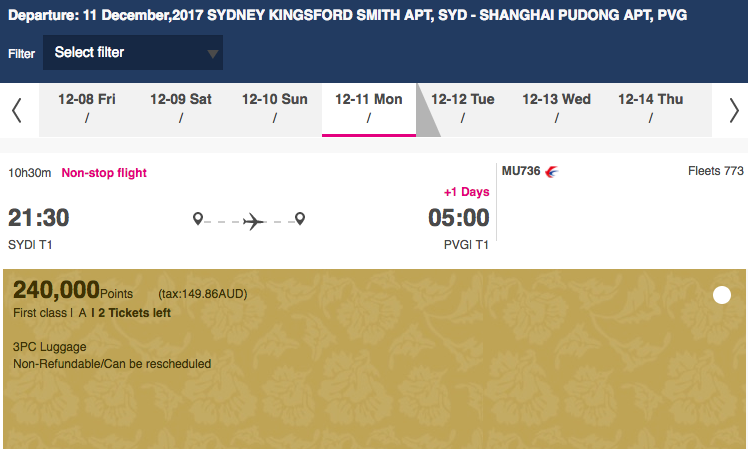 a screenshot of a flight schedule