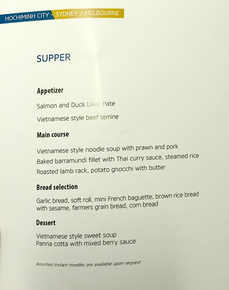 a menu of a restaurant