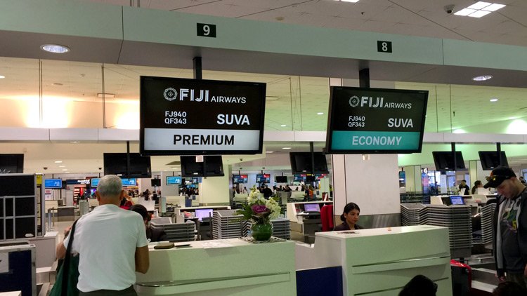 Qantas Business Class Lounge – Fiji Airways