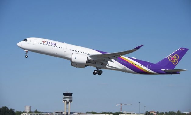 Thai Airways A350 finally makes it to Melbourne