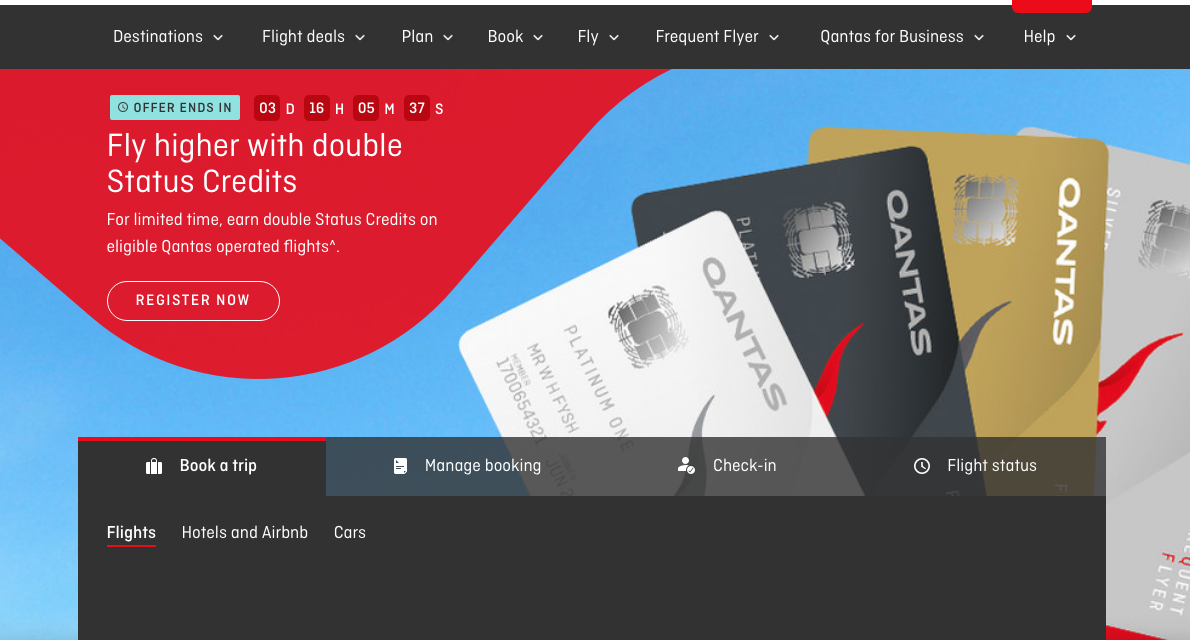 Last day for double Qantas Status Credits! How much do Qantas Status Credits cost?