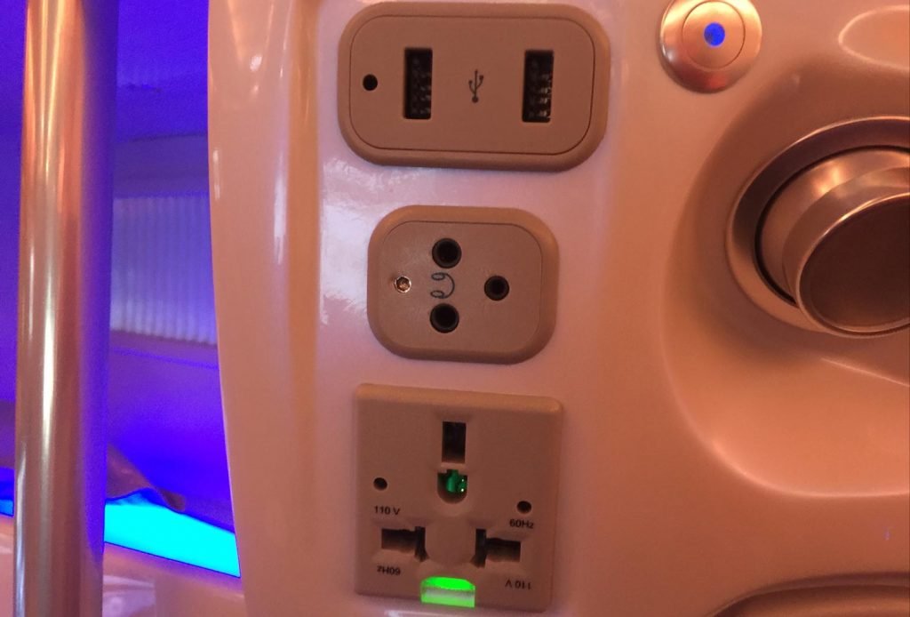 a close up of a plug and socket