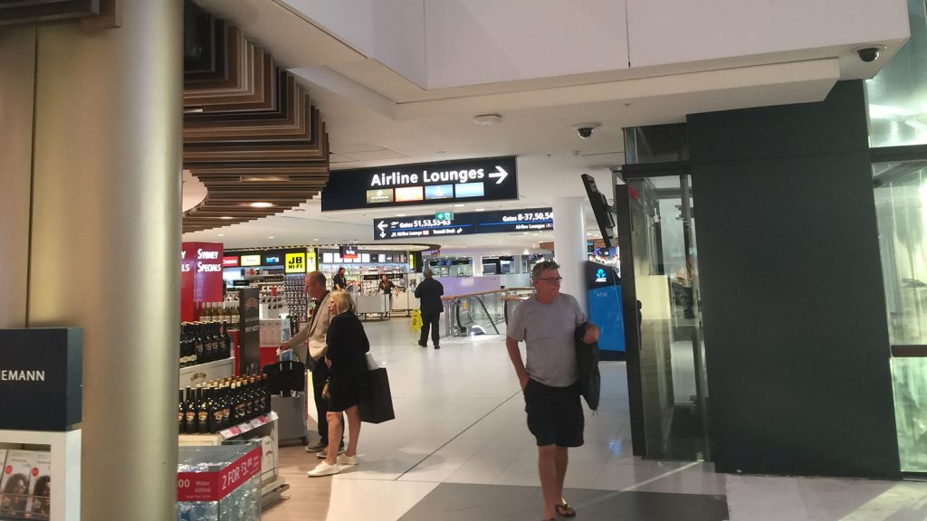 people in a airport terminal