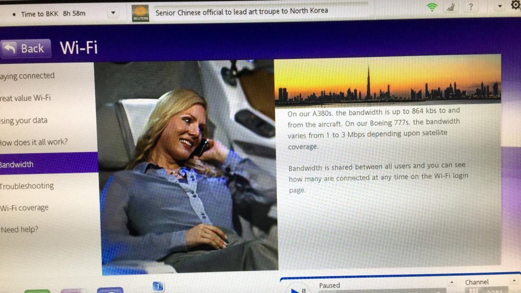 Emirates A380 WiFi screen [Schuetz/2PAXfly]