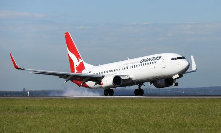 Nadi, Fiji – Here Qantas comes