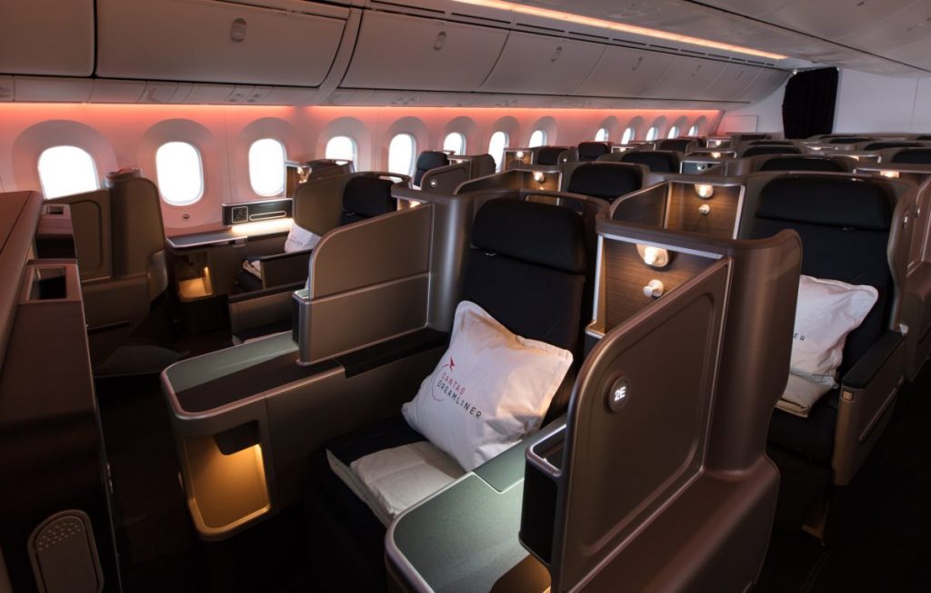 Qantas 787 business class interior [Qantas]