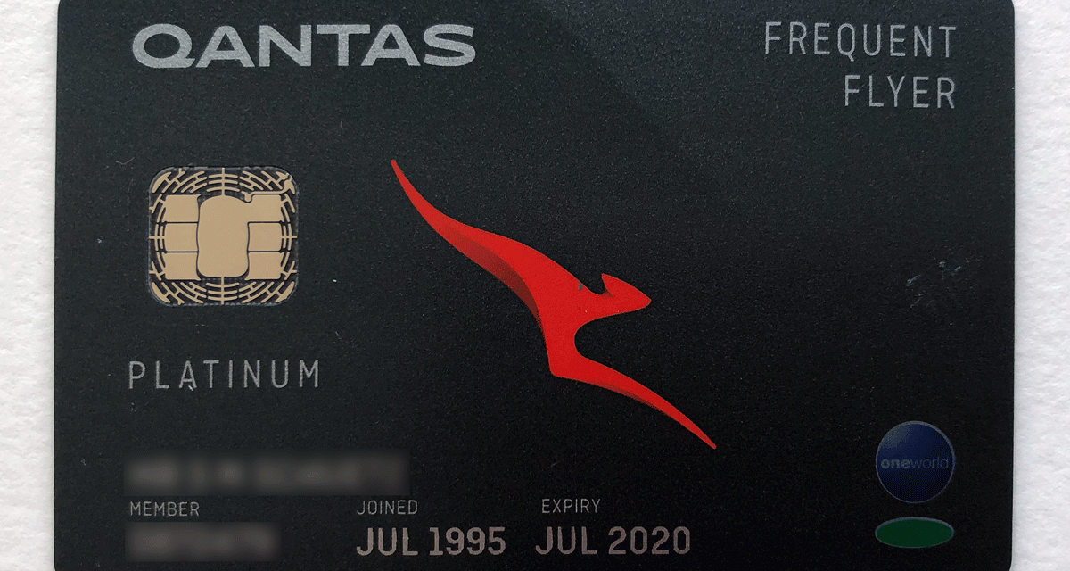 Qantas: Loyalty extension. I get my Platinum status for another year