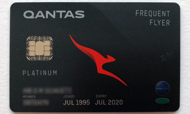 Qantas: Loyalty extension. I get my Platinum status for another year