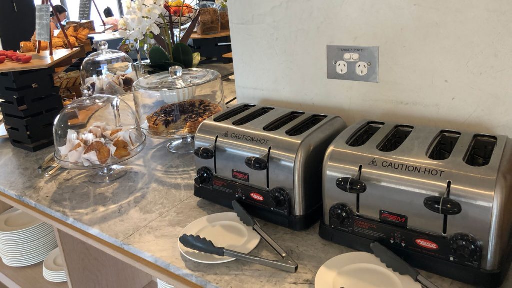a toaster on a counter