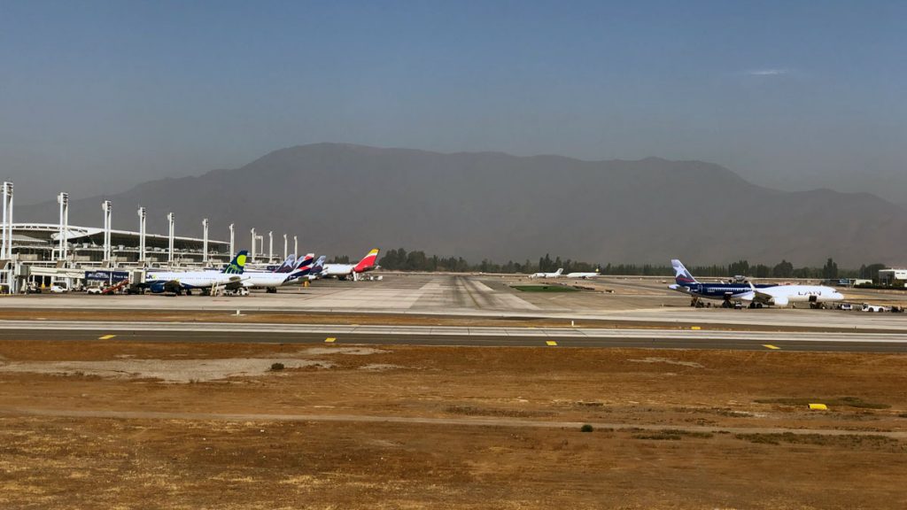 airplanes on a runway