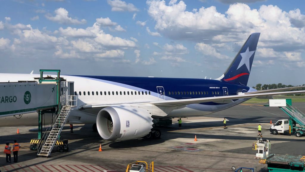 a large airplane on the tarmac