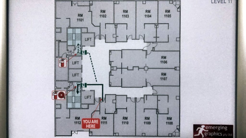 a floor plan of a building