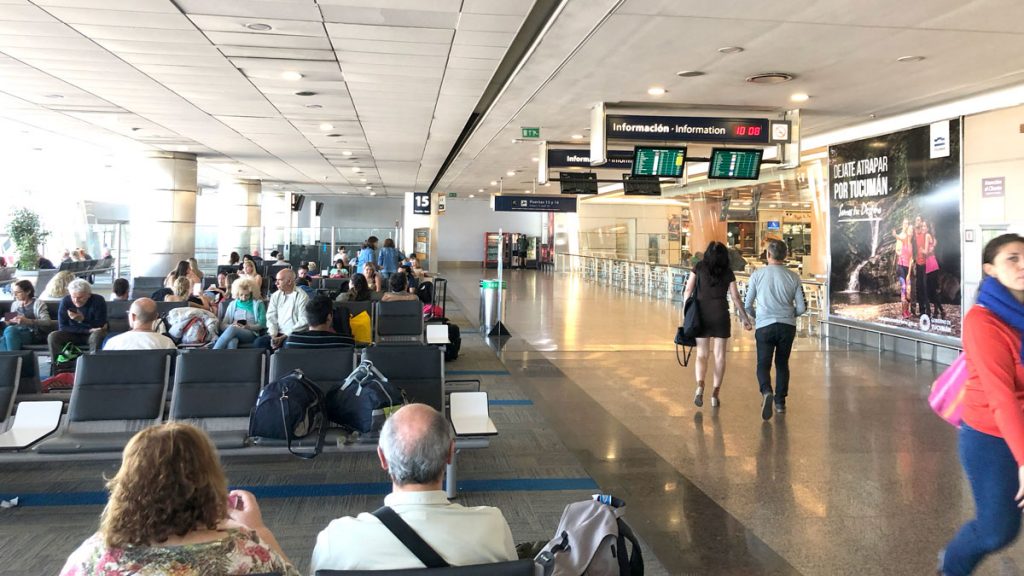 people walking in an airport