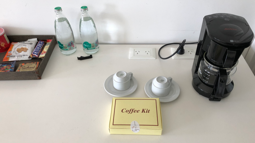 a coffee kit on a table