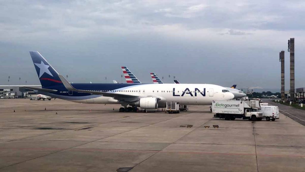 a large airplane parked on a tarmac