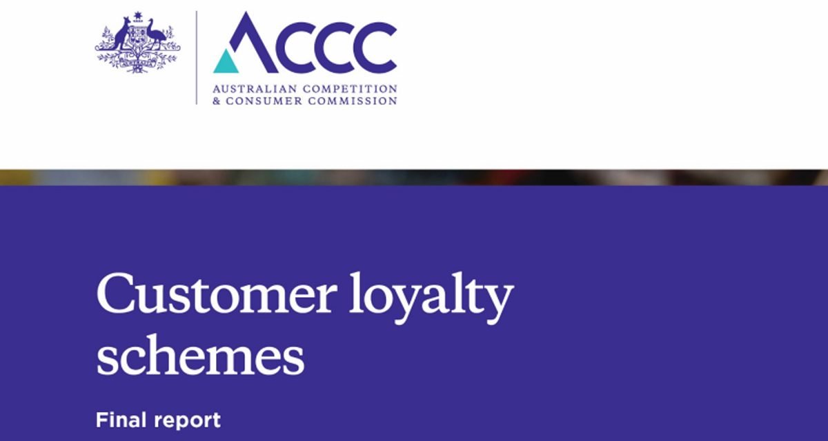 Loyalty Schemes: ACCC provides its final report