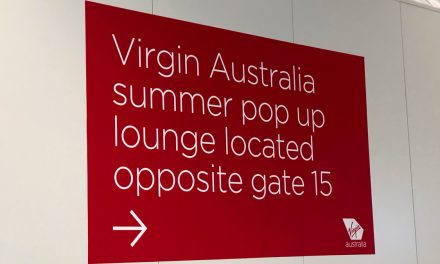 Virgin Australia: Adelaide pop-up lounge