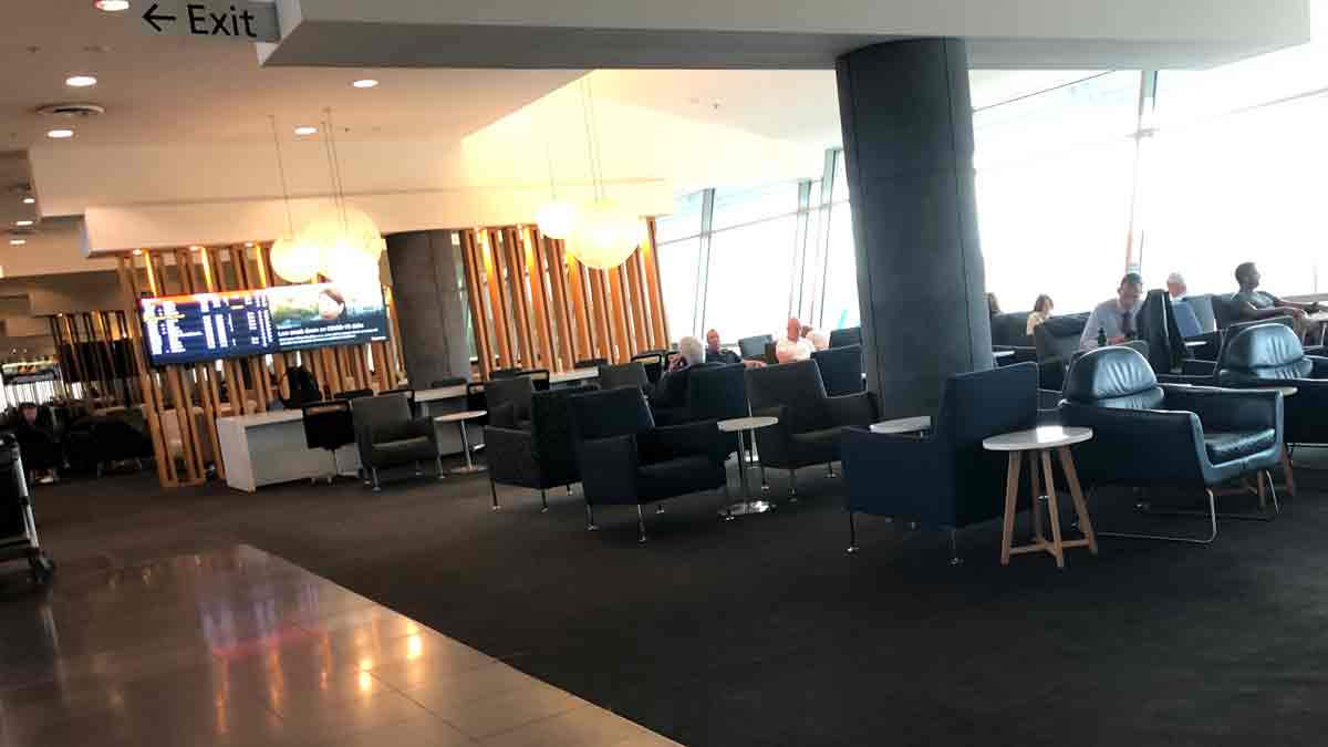 a group of people sitting in a room