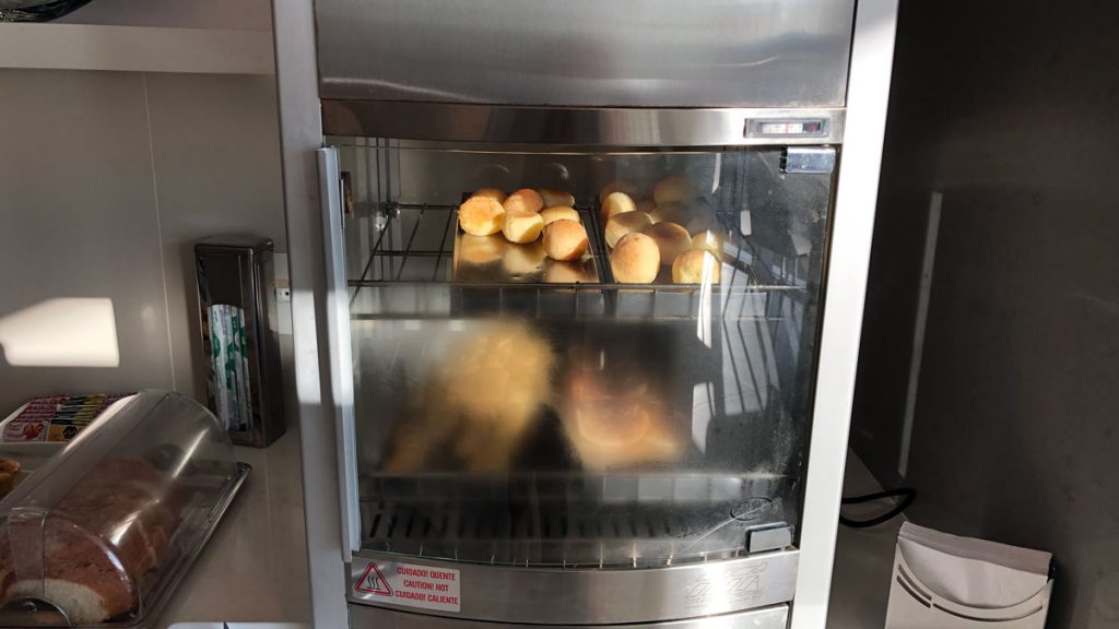 a food in a oven