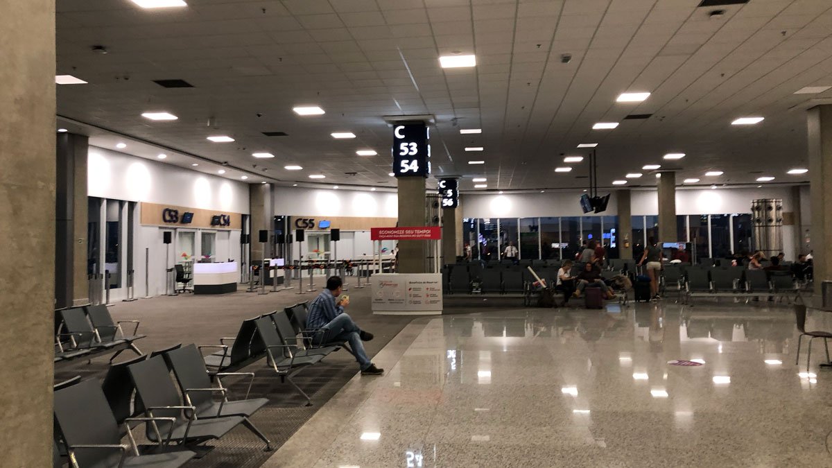 people sitting in a waiting area