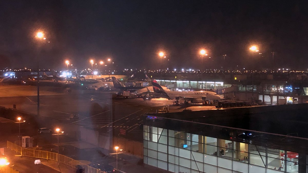 airplanes at an airport