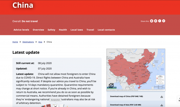 China: Foreign Affairs warns about arbitrary detention