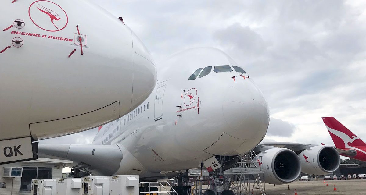 Qantas: Boss of International flys away