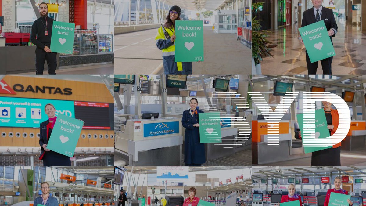 a collage of people holding signs