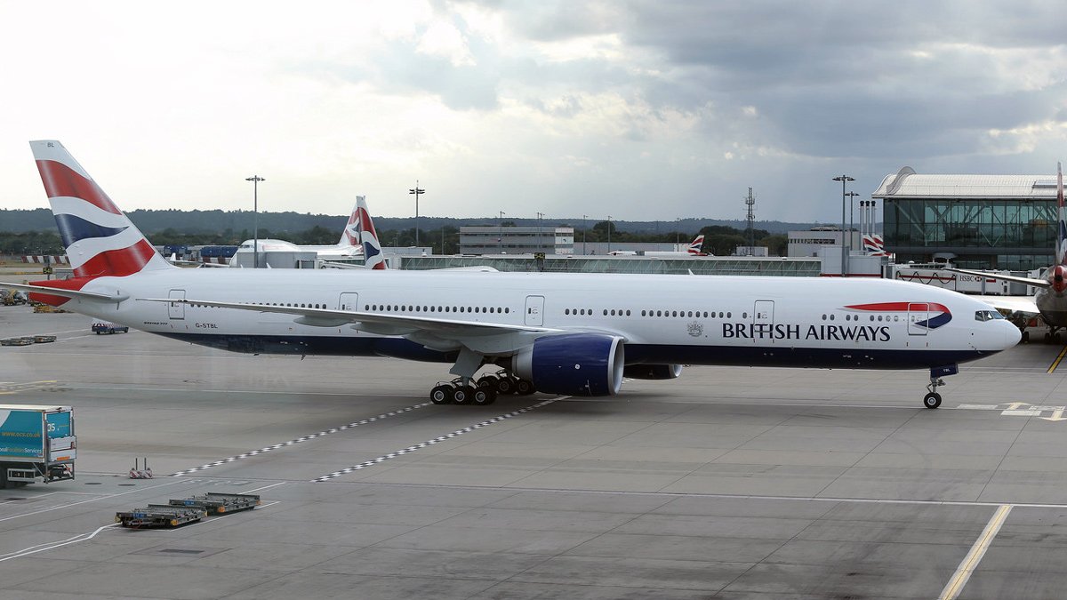 a large airplane on the tarmac