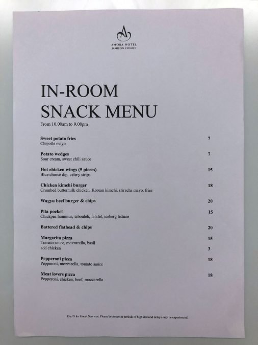 a menu of a restaurant