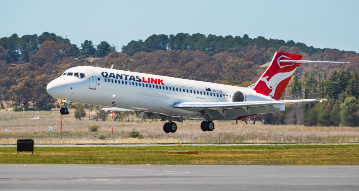 Qantas: New route – Canberra to Gold Coast, because COVID-19