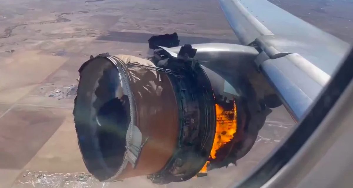 BOEING: Suspends flights of 777s with the Pratt & Whitney 4000 – the engine that blew up out of Denver yesterday