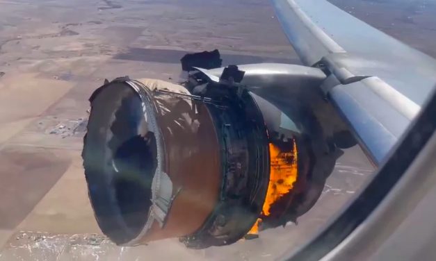 BOEING: Suspends flights of 777s with the Pratt & Whitney 4000 – the engine that blew up out of Denver yesterday