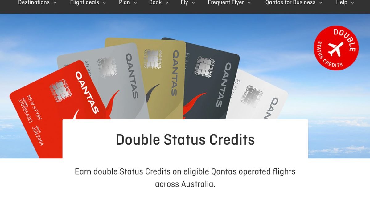 Qantas: You have 5 Days! Double Status Credits Promo ends 30 March 2021