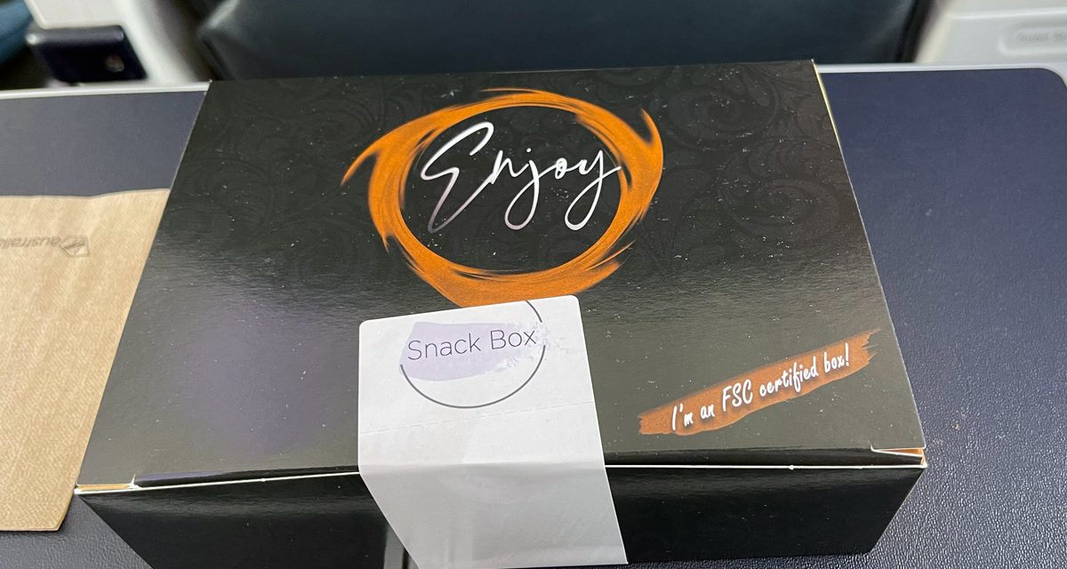 Virgin Australia: Business class food service virg’n on disgusting