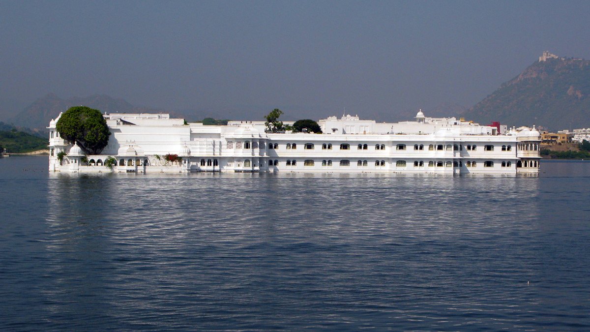 Lake Palace on the water