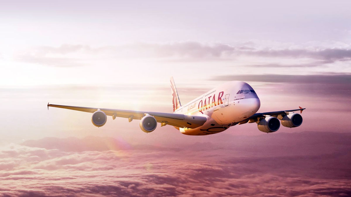 a plane flying in the sky