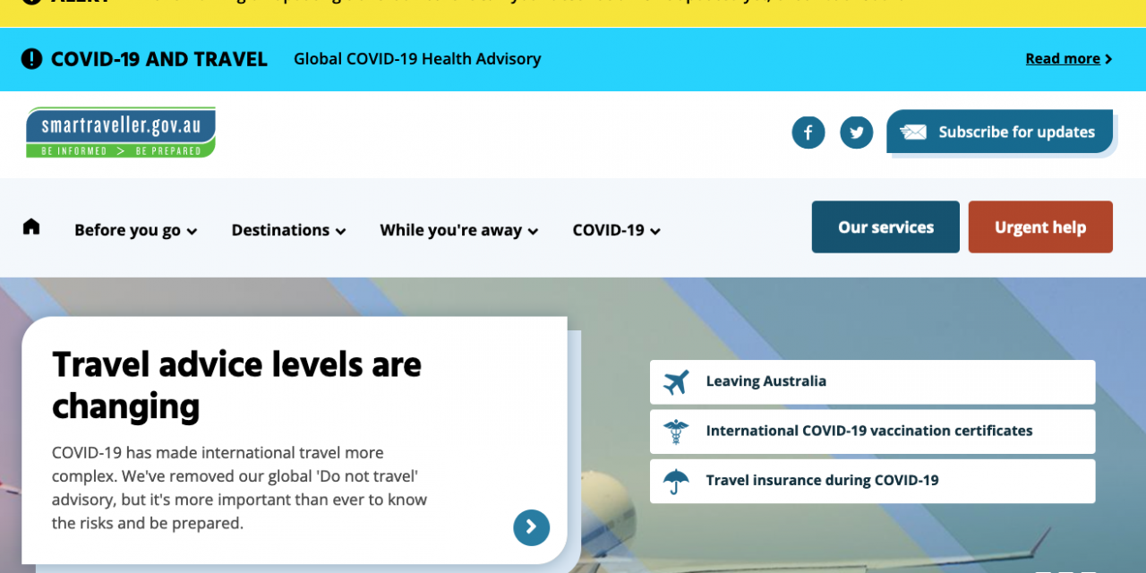 COVID-19: Australian Government Travel advice changes ahead of Australian border opening