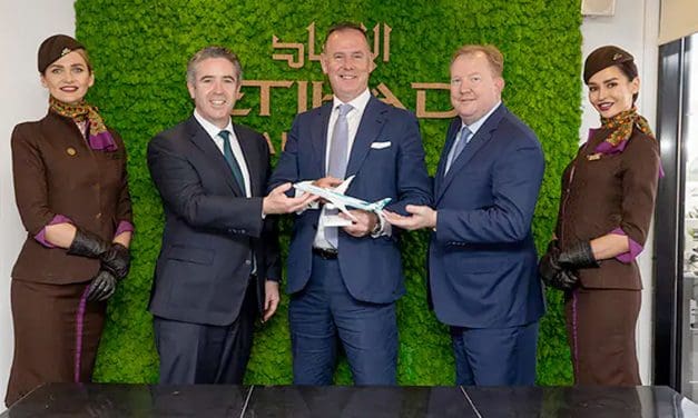 ETIHAD: New Business Class on A350’s shown at Dubai Airshow