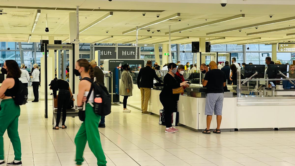 people in a terminal