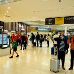 Adelaide Airport: Pumping at 7 am. Body scanners back!