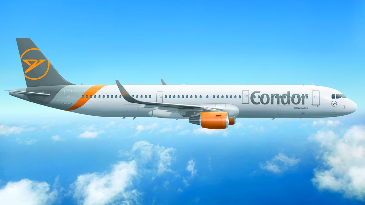 AIRLINES: New Condor branding revolutionises aircraft livery design ...