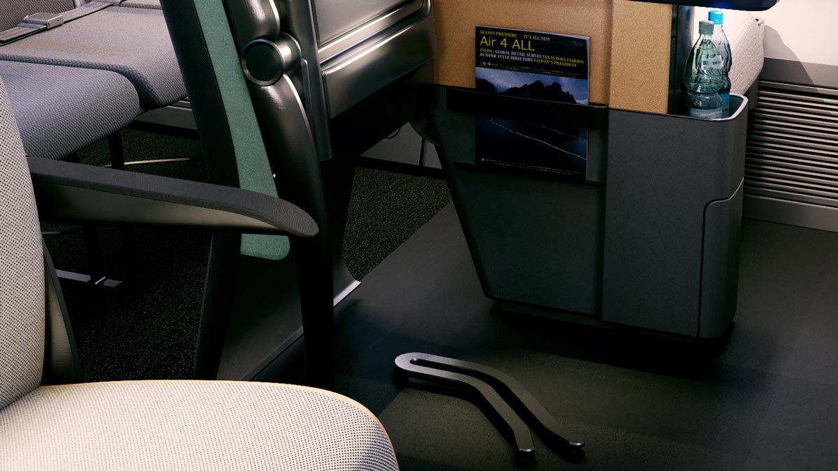 a seat in a vehicle