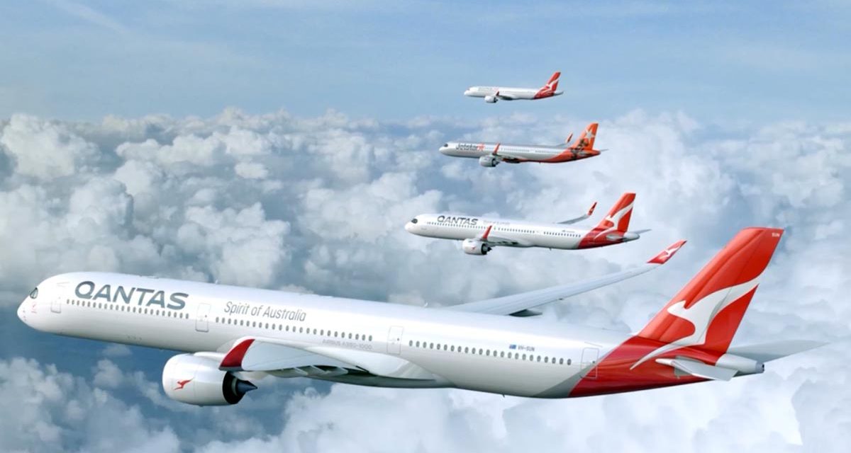 QANTAS: A350 Business Class to have doors! Upbeat half-year results & sale fares