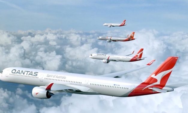 QANTAS: A350 Business Class to have doors! Upbeat half-year results & sale fares